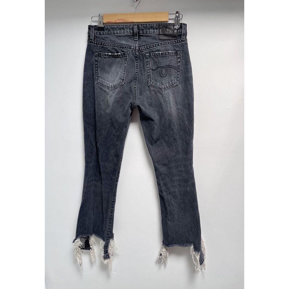 R13 Kick Fit With Frayed Hem Jeans - Picture 3 of 3